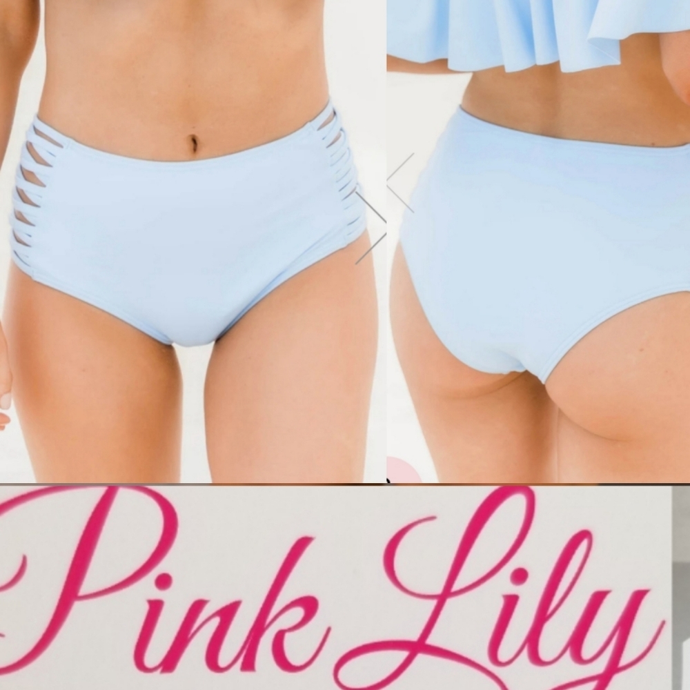 💥 3x 25 SWEETEST ESCAPE SKY BLUE SWIMSUIT BOTTOM